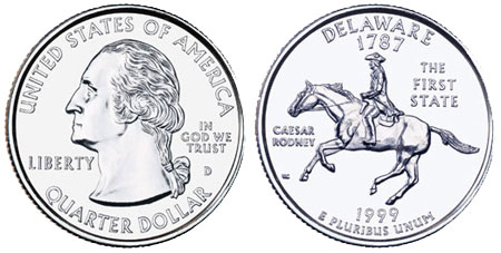1999 Delaware State Quarter