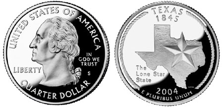 2004 Texas State Quarter
