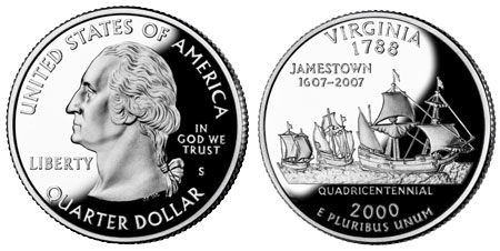 2000 Virginia State Quarter